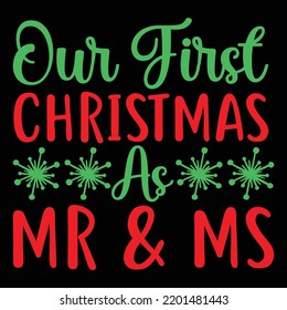 Best Christmas T-Shirt Design Vector