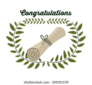 best class graduation design, vector illustration eps10 graphic 