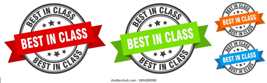 best in class stamp. best in class round band sign set. Label