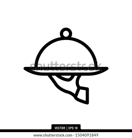 The best Cloche icon vector, illustration logo template in trendy style. Suitable for many purposes.
