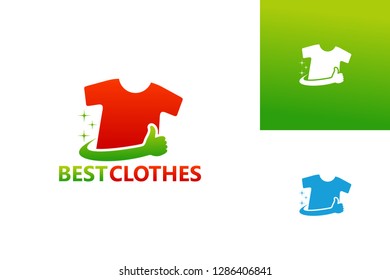 Best Clothes Logo Template Design Vector, Emblem, Design Concept, Creative Symbol, Icon
