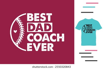 Best Coach dad t shirt design