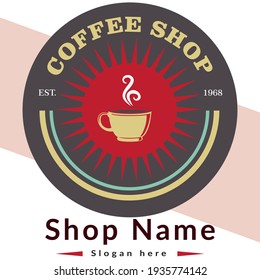 Best Coffe Shop Logo Design Vector