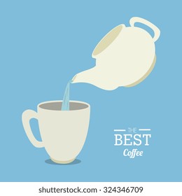 the best coffee design, vector illustration eps10 graphic 