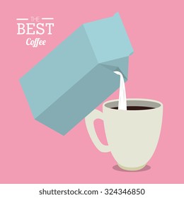 the best coffee design, vector illustration eps10 graphic 