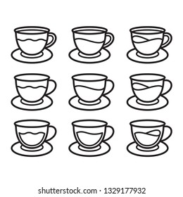 best coffee icon in trendy flat style 