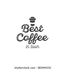 best coffee logo vector vintage design