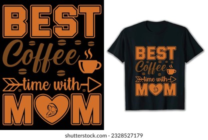 Best coffee mom t shirt design. Mom vector svg