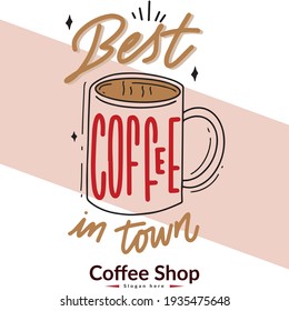 Best Coffee Shop Logo Design Vector