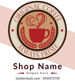 Best Coffee Shop Logo Design Vector