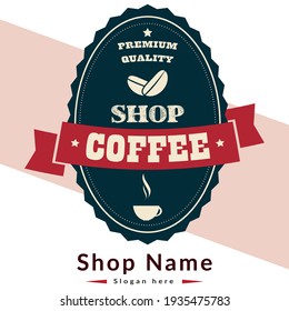 Best Coffee Shop Logo Design Vector