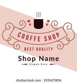 Best Coffee Shop Logo Design Vector