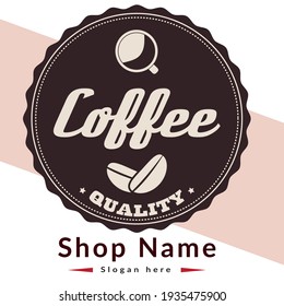 Best Coffee Shop Logo Design Vector