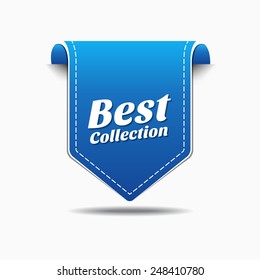 Best Collection Blue Vector Icon Design