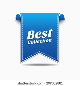 Best Collection Blue Vector Icon Design