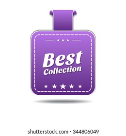 Best Collection Violet Vector Icon Design