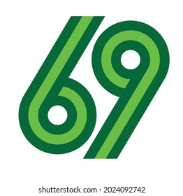 Mejor plantilla de vector de 69 colores 