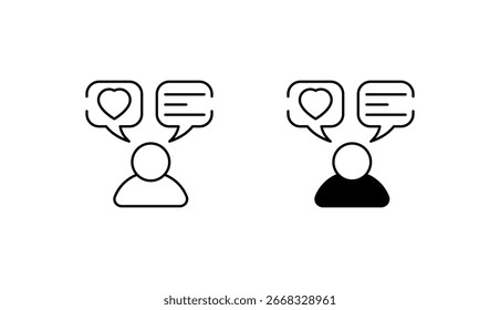 Best Comment icon design with white background stock illustration