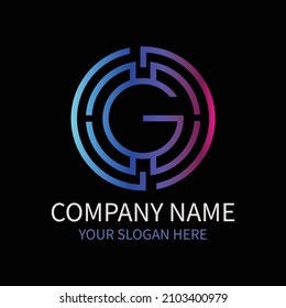 Plantilla vectorial de diseño del logotipo de la mejor compañía