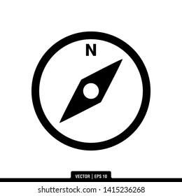 The best compass icon vector, illustration logo template in trendy style. Can be used for many purposes.
