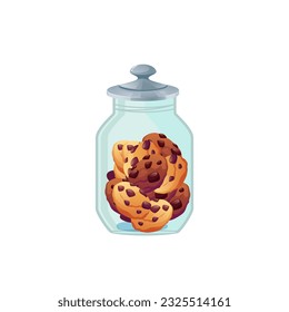 Beste Cookie Jar Set Vektorgrafik. Flaches Video-Kunstillustration Vektorset von Gläsern mit verschiedenen Objekten. Konservierte Gemüse, Fisch und Gras, Kekse und Bonbons, Farbiges Premium-Design.