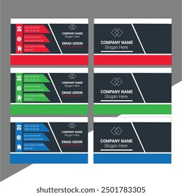 Best Corporate Creative Professional and Modern 
Business Card Template | Elegant Visiting Card Design | Company Trending
Card Design Vector | Stylish Design Brand With Various Colors