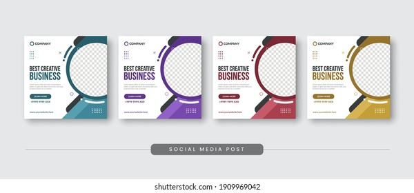 Best Creative Business Social Media Post Template