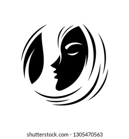Best Creative Sketch Woman Face Icon Stock Vector (Royalty Free ...