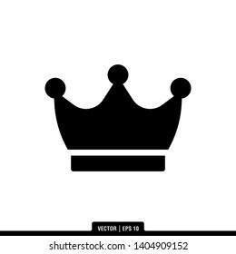The best crown icon vector, illustration logo template in trendy style. 