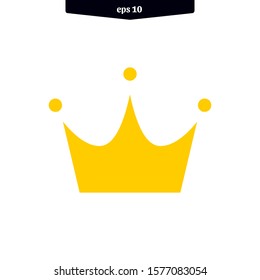 The best Crown icon vector illustration logo template