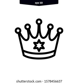 The best Crown icon vector illustration logo template. eps10