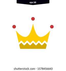 The best Crown icon vector illustration logo template. eps10