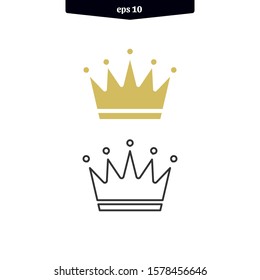 The best Crown icon vector illustration logo template. eps10