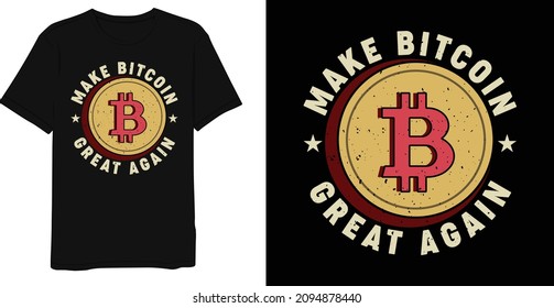 Best crypto bitcoin t-shirt design