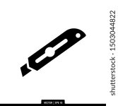 The best Cutter icon vector, illustration logo template in trendy style. Suitable for many purposes.