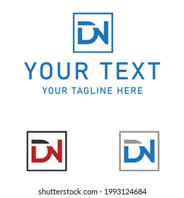 Best D N Logo Design Vector Template
