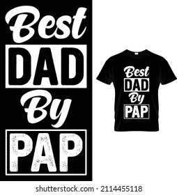 Mejor papá de pap...diseño de camisetas de golf