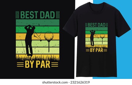 Bester Papa von Par, Vatertag, Papa's Golf T Shirt, Golfspielen, Golf Papa, Bonus Papa, Golfgeschenke für Papa