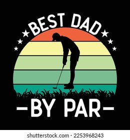 Papa by Par Golf Liebhaber Retro