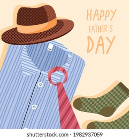 best dad card with clothes