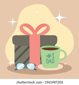 Best dad design with icons