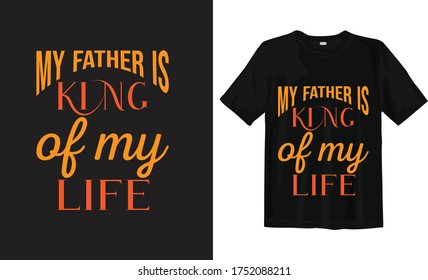 Best dad ever. Fathers day greeting. Typography design template for poster, banner, gift card, t shirt print, label, badge. Retro vintage style. Vector illustration