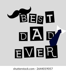 Best dad ever t-shirt design