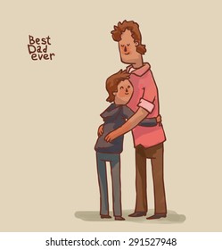 Best Dad ever, vector