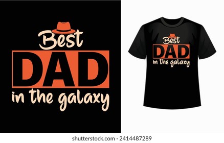 "Mejor papá en la camiseta de la galaxia: Un tributo atemporal al superhéroe en tu vida. ¡Celebra al increíble papá en tu vida con este armario esencial!"
