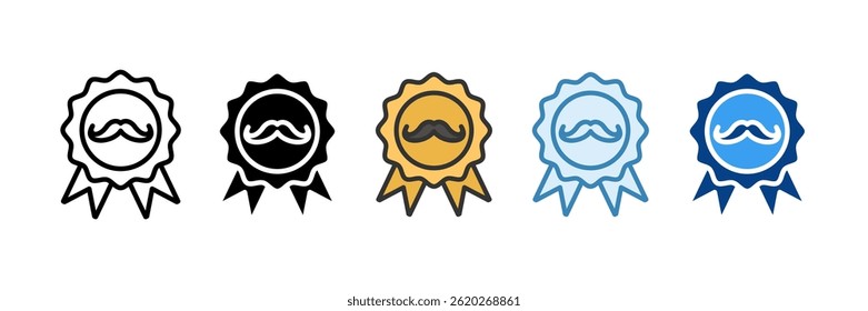 Best Dad Icon Set Multiple Style Collection