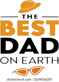 The Best Dad On Earth Digital Illustration