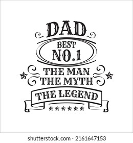 Best Dad Shirt, Fathers Day Eps Design