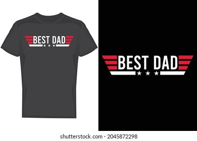 Best dad t shirt design