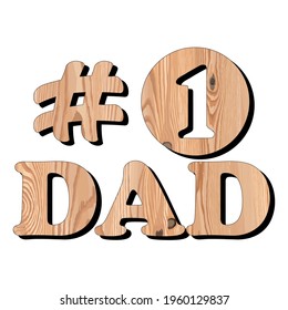 The best dad in the world - the best dad in the world. Happy Father's Day - Happy Father's Day - quotes. Greeting card, label, badge vector. Mustache, star elements.
